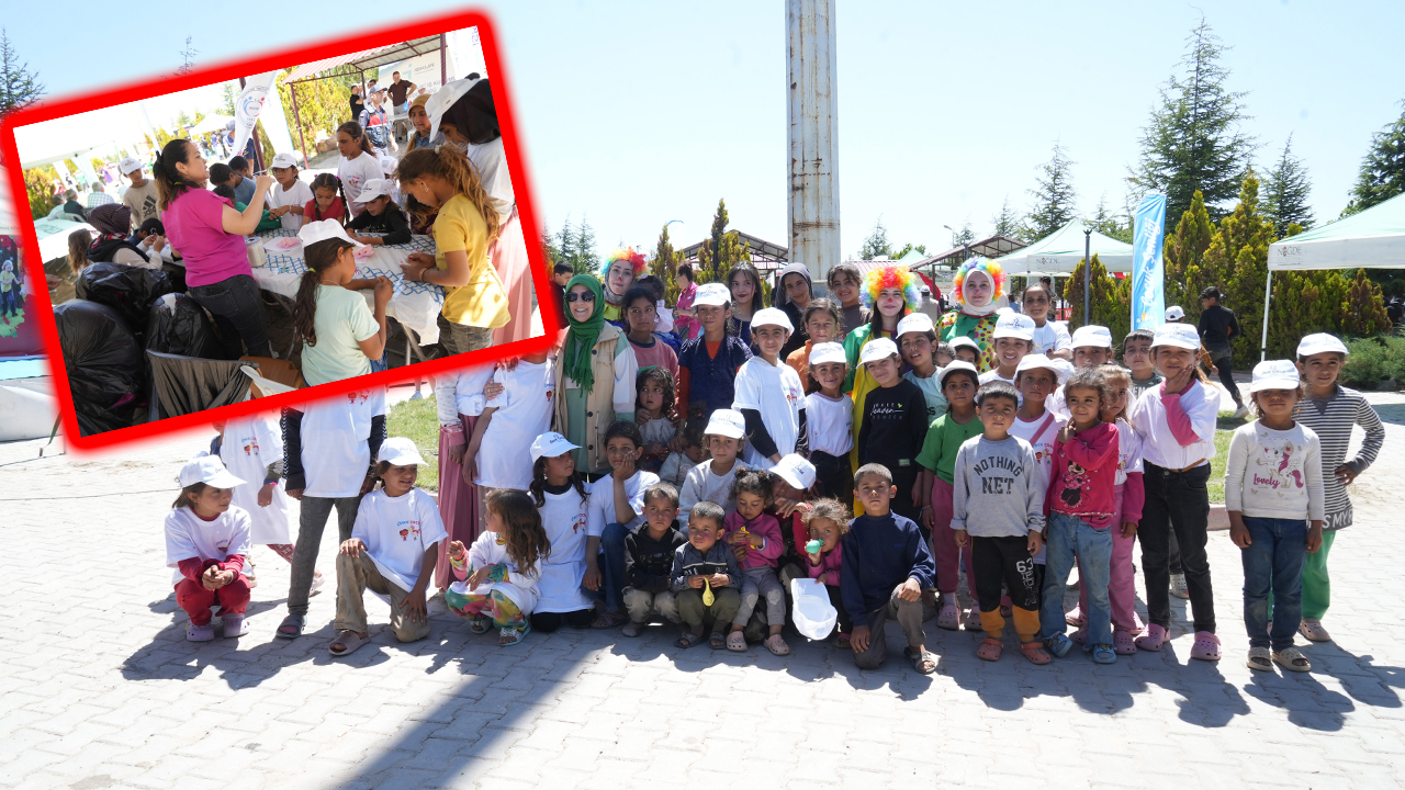 Niğde’de Şanlıurfalı mevsimlik işçi çocuklara etkinlik! “Çocuk işçiliğine hayır”