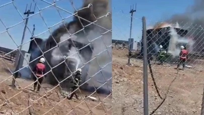 Viranşehir’de Güneş Enerjisi Trafosu Yandı, İtfaiyeci Hastaneye Kaldırıldı