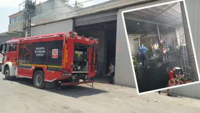 Şanlıurfa’da Eldiven Fabrikasında Yangın Çıktı!