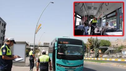 Şanlıurfa’da, klimalarını çalıştırmayan otobüslere 428 bin TL cezası