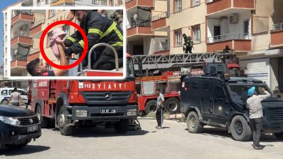 İtfaiye zamanla yarıştı: Ceylanpınar’da yangında 3 kişi hastaneye kaldırıldı