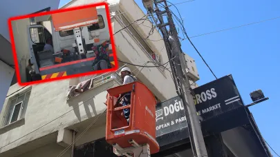 Şanlıurfa’da usta akıma kapıldı: Dehşet anları kamerada!