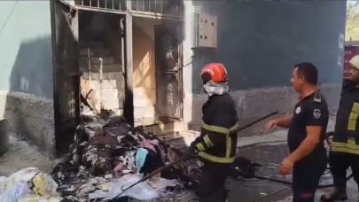 Şanlıurfa'da paniğe neden olan ev yangını kısa sürede söndürüldü