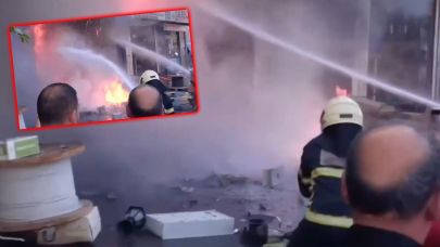 Şanlıurfa’da iş yerinde korkutan yangın!