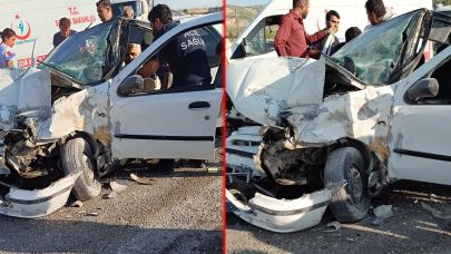 Şanlıurfa Karayolu’nda Otomobil ile Tır Çarpıştı: 2 Yaralı