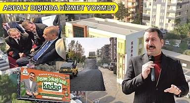 2 dönemdir asfalt yapan başkan!