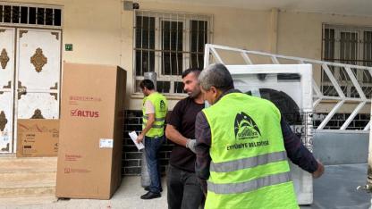 Zor şartlarda yaşayan 6 yetim çocuklu aile için yeni bir hayat başladı