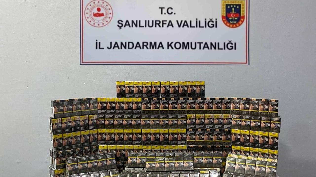 Şanlıurfa’da 5 bin paket kaçak sigara ele geçirildi
