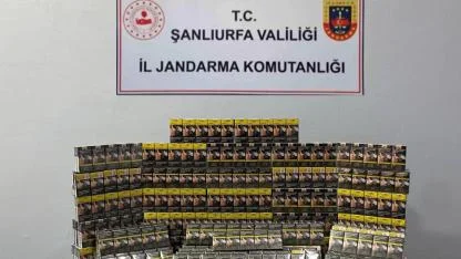 Şanlıurfa’da 5 bin paket kaçak sigara ele geçirildi