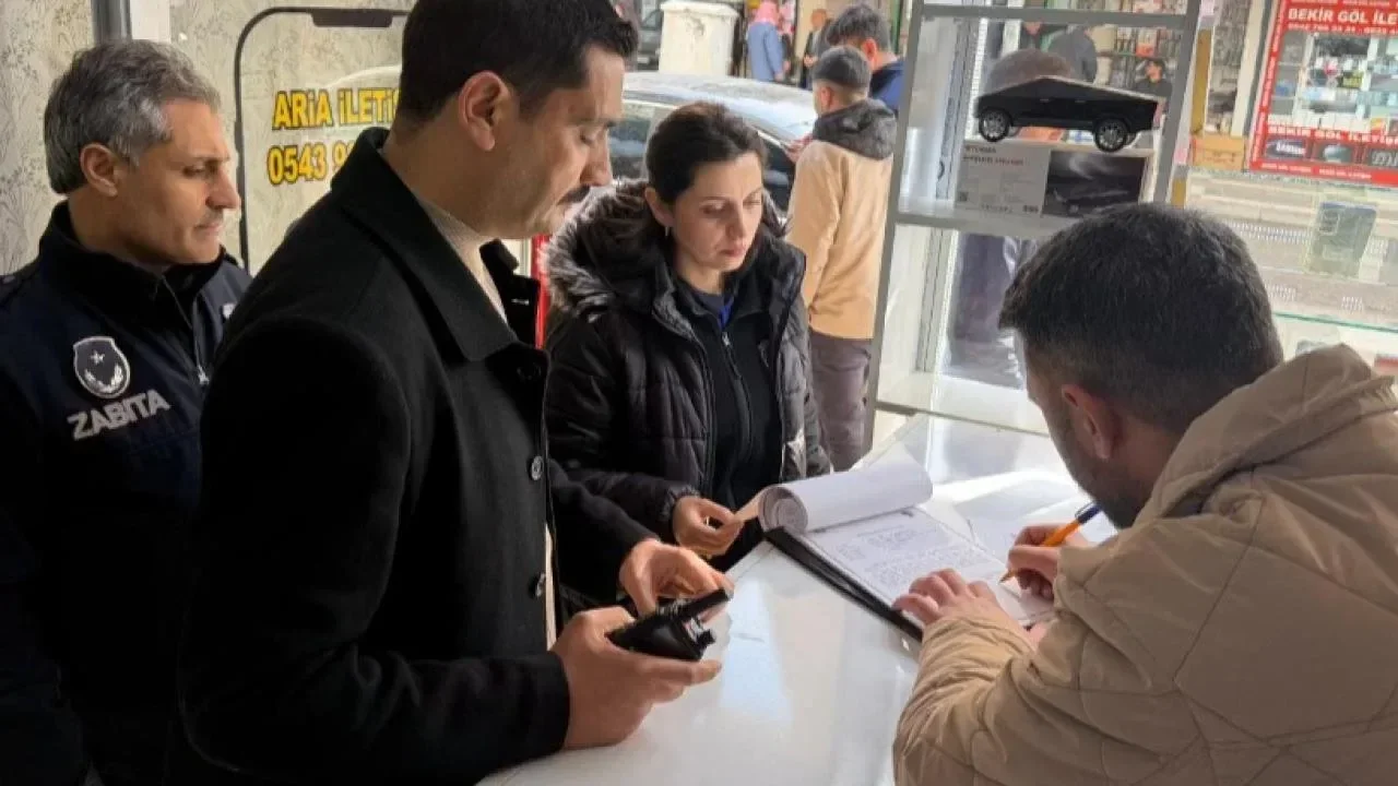 Viranşehir’de ruhsatsız iş yerlerine uyarı