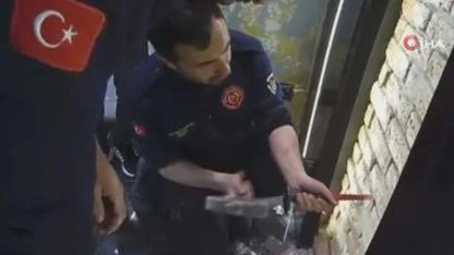 Şanlıurfa'da kedi kurtarma operasyonu!