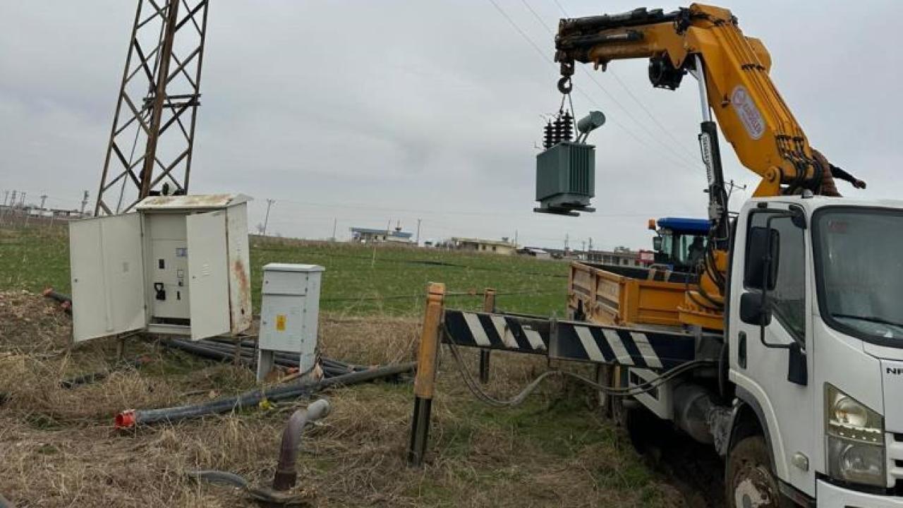 Tarım arazisinde kaçak trafo