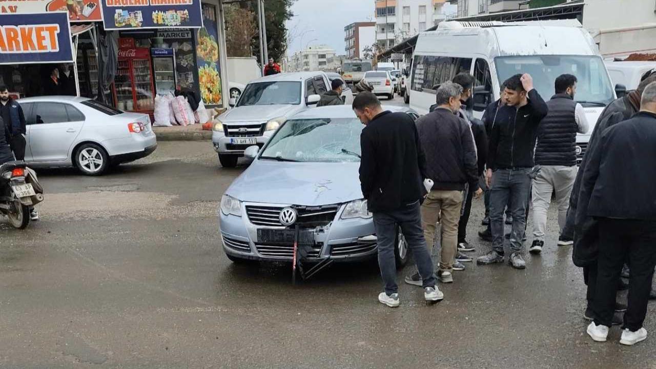 Siverek’te otomobil yayaya çarptı