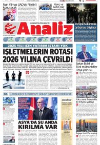 ANALİZ Gazete Manşeti