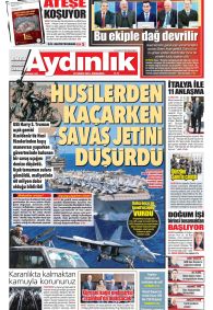 AYDINLIK GAZETESİ Gazete Manşeti