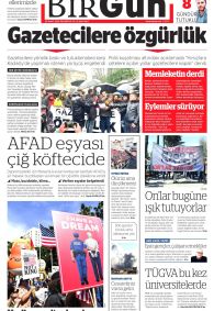 Birgün Gazetesi Gazete Manşeti