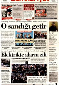 CUMHURİYET Gazete Manşeti