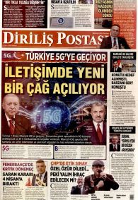 Diriliş Postası Gazetesi Gazete Manşeti
