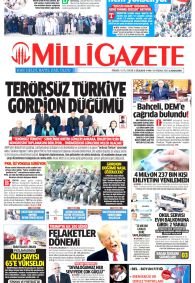 MİLLİ GAZETE Gazete Manşeti