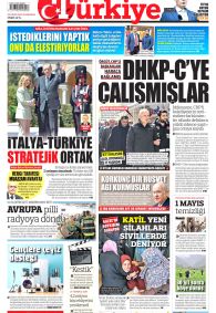 TÜRKİYE GAZETESİ Gazete Manşeti