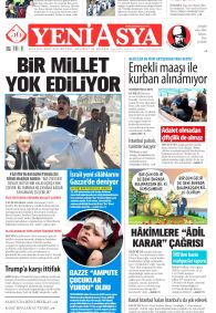YENİ ASYA Gazete Manşeti