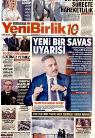 Yeni Birlik Gazete Manşeti