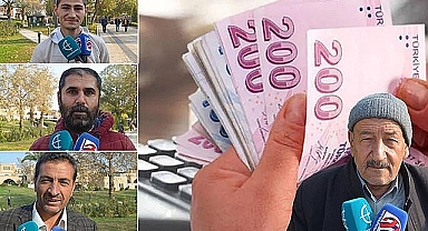 Urfalı vatandaşların asgari ücret yorumu